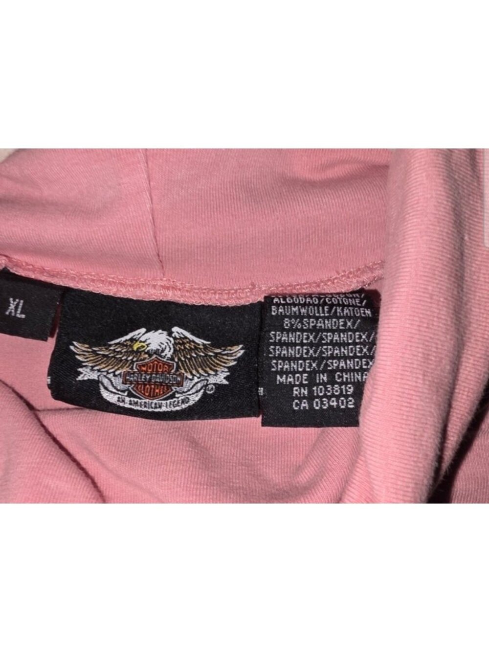 Harley Davidson Studded Turtleneck Size XL(seep descriptions) - Picture 4 of 10